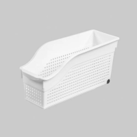 Купить Контейнер хозяйств. "Лофт" 355*130*170 мм на колесах (белый) (1/10) "Виолет"