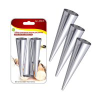 Купить Конусы кулинарные для рожков 12*3,3 см (набор 3 шт.) (1/6/72) "Мультидом" AN8-45