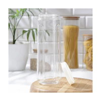 Купить Банка для сыпучих продуктов "GREEN REPUBLIC" 1,5 л с крышкой (лен) (1/8) "PLAST TEAM" PT170310001