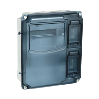 Купить Щиток учетно-распределит. навесной "KREPTA 5" щурн-п 3/6 IP66 PC, пластик (1/8) "IEK"