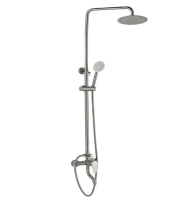 Купить Смеситель Ekko 24801-2 д/ванны с тропическим душем  сатин