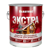 Защитно-декорат.покрытие для дерева Акватекс Экстра,полуглянцев. 2,7л Калужница РОГНЕДА 259741