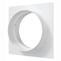 Купить Площадка торцевая 165 х 150 мм фланец D125 соединитель, пластик (1/28) "Эра" 12,5SKNP