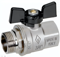 Купить Кран шаровый Bugatti (JER) 1" г/ш бабочка