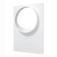 Купить Площадка торцевая 180 х 250 мм фланец D130 пластик (1/30) "Эра" 130птп