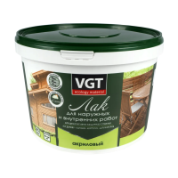 Лак для наруж./внутр. работ глянц. 9 кг (1) "Вгт"