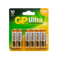 Купить Батарейка GP ULTRA 15AU4/2-CR6  тип аа (6 шт. в блистере) (1/12/120)