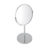 Купить Зеркало косметическое M-1605  D=17 см двустороннее на ножке (1/12) "Рыжий кот"