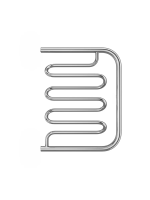 Купить Полотенцесушитель водяной "Фокстрот-лиана AISI" 500*600 (хром) "TERMINUS"