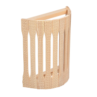 Купить Абажур для светильника угловой "Рогожка" 31*9*22 см, липа (1/3) "Банные штучки" 33423