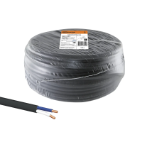 Купить Кабель ввг-п нг(а)-LS 2 х 1,5 мм² ок(N)-0,66 гост (бухта 100 м) черный (1) TDM SQ0117-0073