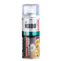 Декор. покрытие для стекла "Эффект инея" зеленый (аэрозоль) 520 мл (1/6) "KUDO" KU-9033