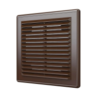Купить Решетка вентиляц. разъемная с сеткой 150 х 150 мм (коричн.) (1/60) "Эра" 1515р кор