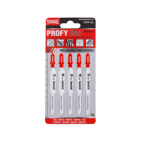 Купить Пилки для лобзика по дереву и пластику "PROFY" 5 шт. 100 мм (1/100/400) "BEOROL"