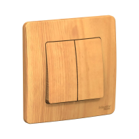 Купить Переключатель "BLANCA" 2-х кл. 10а, ясень (1/10/20) "SCHNEIDER"