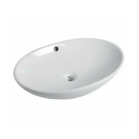 Купить Раковина накладная GT309 керамическая 63*41*13,5 см, белая (1) "GAPPO"