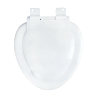 Купить Сиденье для унитаза "Эконом" снежно-белое (1/15) "Вирпласт"