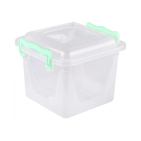 Купить Контейнер квадратный 4 л с крышкой и ручками (1/12) "Альтернатива" м1021