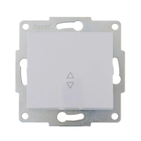 Купить Выключатель "KARINA" 1 кл. проходной (механизм) белый (1/10/120) "LEZARD" 707-0288-105