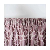 Купить Штора жаккард "Беатрис" 200*270 см на ленте (брусничный) (1/4) "MONA LIZA" мл407/12/е200