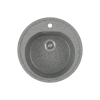 Купить Мойка для кухни врезная искусств. камень GRS-08-309 D-505 мм темно-серая (1) "GREENSTONE"