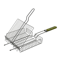 Купить Решетка-гриль 30*25*5,5 см антипригарн. + веер для мангала (1/8) "BOYSCOUT" 61303