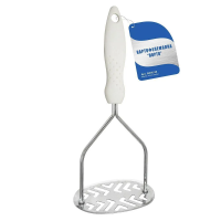 Купить Картофелемялка "Порто" хром., ручка пласт. (1/6/144) "Мультидом" AN50-26