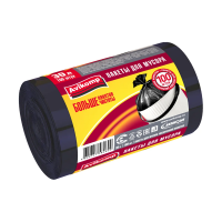 Купить Пакеты для мусора "PROFESSIONAL"  30 л, рулон 100 шт. (черные) 7 мкм (1/20) "AVIKOMP"