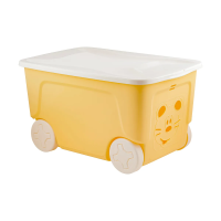 Купить Ящик для игрушек на колесах "PLAY WITH ME" 50 л (солнечный зайчик) (1/4) "LALABABY" LA103211101
