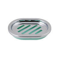 Купить Мыльница "Альма" пласт. (мятный) (1/12) "SWENSA" SWP-2100MNT-04