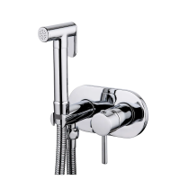 Купить Смеситель с гигиеническим душем F750051, хром (1/10) "FRAP"