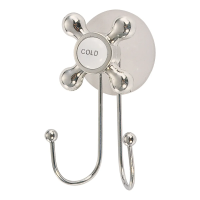 Купить Крючок на присоске двойной хром. (1/24) "Рыжий кот" SPOT-BH-01