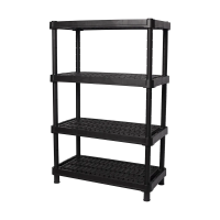Купить Стеллаж вентилируемый "EXPERT" 4 полки 90*45 см (черный) (1) "BLOCKER"  BR3804чр