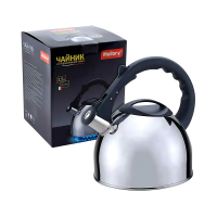 Купить Чайник нержав. 2,5 л со свистком (полиров.) (1/12) "MALLONY" MAL-042-с