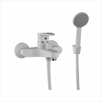 Купить Смеситель для ванн PL3205-8, белый/хром (1/10) "PLSTART"