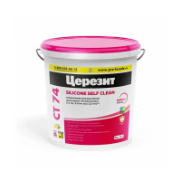 Штукатурка силиконовая "Камешковая" 1,5 мм CT 74 (база) 25 кг (1/24) "CERESIT"