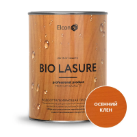 Пропитка водоотталкивающая для дерева "BIO LASURE" осенний клен 0,9 л (1/12) "ELCON"