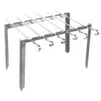Купить Мангал каркасный "Таганок" (6 шампуров) в чехле (1/10) "BOYSCOUT" 61234
