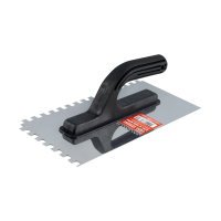 Купить Гладилка зубчатая нержав. 270 х 130 мм пластм. ручка зуб 8 х 8 мм (1/24) "Кедр" 145-0050