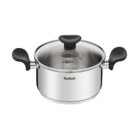 Купить Кастрюля нержав. "PRIMARY" 2,1 л стекл. крышка 18 см (1/4) "TEFAL"