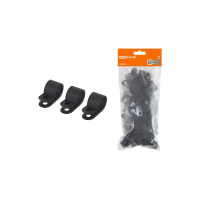 Купить Скоба крепежная нейлон  скн-20 (набор 100 шт.), черная (1/8/32) TDM SQ0514-0216