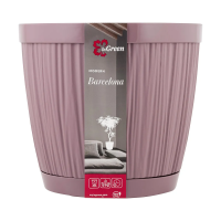 Купить Горшок для цветов "BARCELONA" D 240 мм/6,5 л (морозная слива) (1/6) "INGREEN" IG623110053