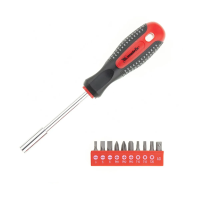 Купить Отвертка FUSION + набор 11 бит трехкомп. рукоятка "ANTI SLIP" (1/72) "MATRIX"