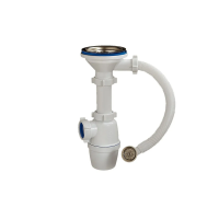 Купить Сифон 3 1/2" х 40 мм с круглым переливом (1/30) "ORIO" а-5007