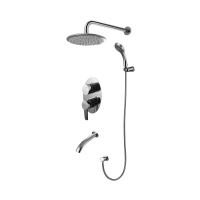 Купить Душевая система "ATLANTISS"  LM3222C встраиваемая, с дополнит. 5-функц. лейкой  (1/4) "LEMARK"
