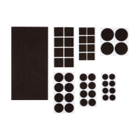 Купить Протекторы для мебели самокл. набор 45 шт. (коричнев.) (1/12/144) "Рыжий кот"