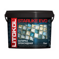 Купить Затирка эпоксидная 2-х комп. "STARLIKE EVO" S.310 AZZURRO POLVERE, ведро 5 кг (1) LITOKOL Купить Затирка эпоксидная 2-х комп. "STARLIKE EVO" S.310 AZZURRO POLVERE, ведро 5 кг (1) LITOKOL