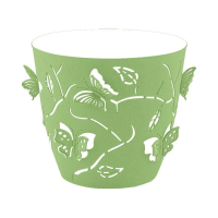 Купить Горшок для цветов "BATTERFLIES" D 175 мм/2,5 л (зеленое яблоко) (1/24) "PLAST TEAM" PT401310050