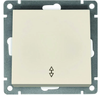 Купить Выключатель UNIVersal Афина СУ 1 клавишный проходной сл.кость А0025-1