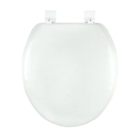 Купить Сиденье для унитаза мягкое белое (1/17) "Мультипласт"